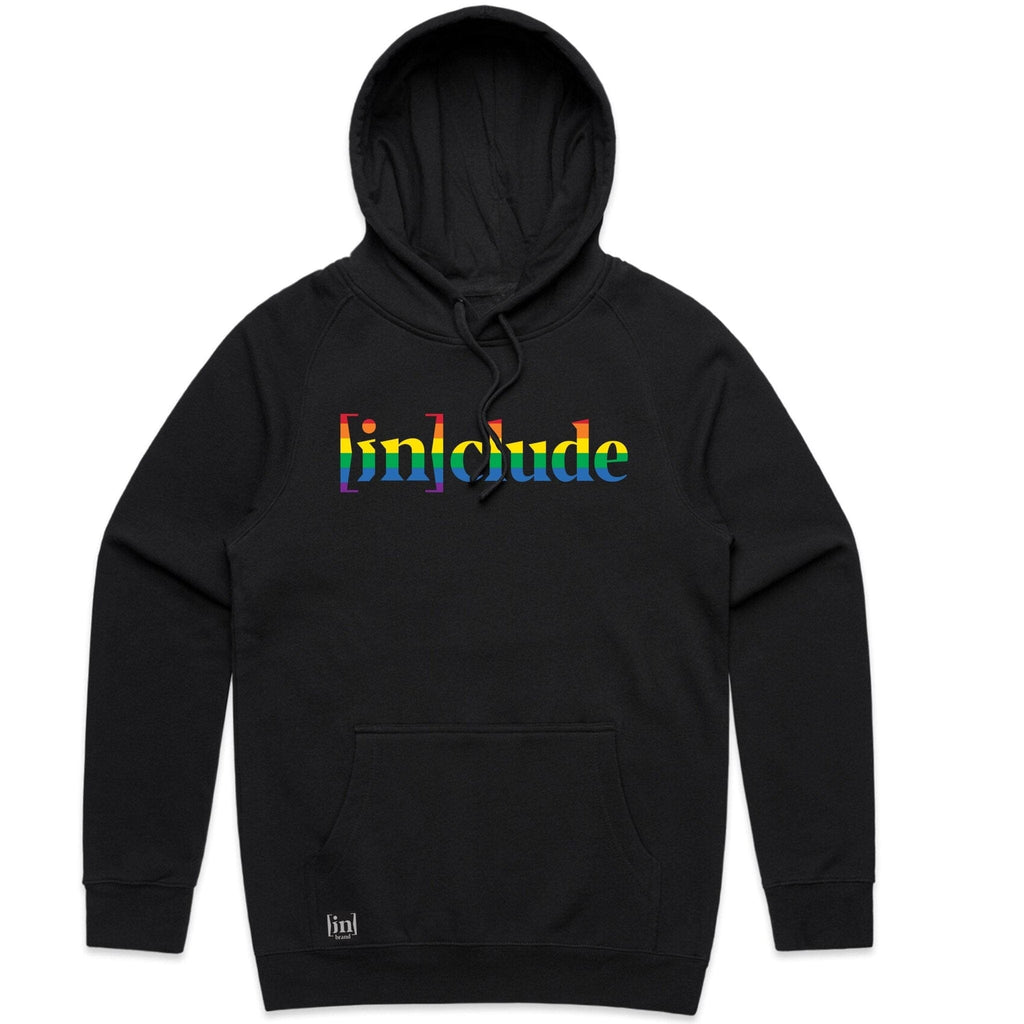 in Brand - include Hoodie - Front - Black