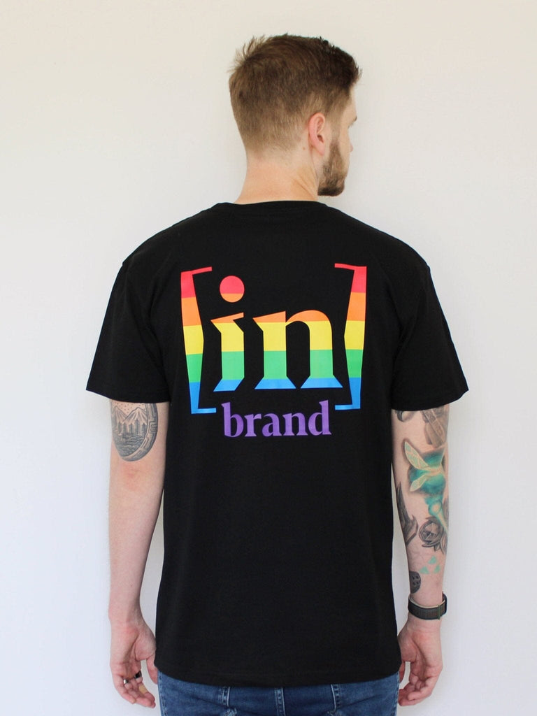 in Brand - include Shirt - Back - Black - Model