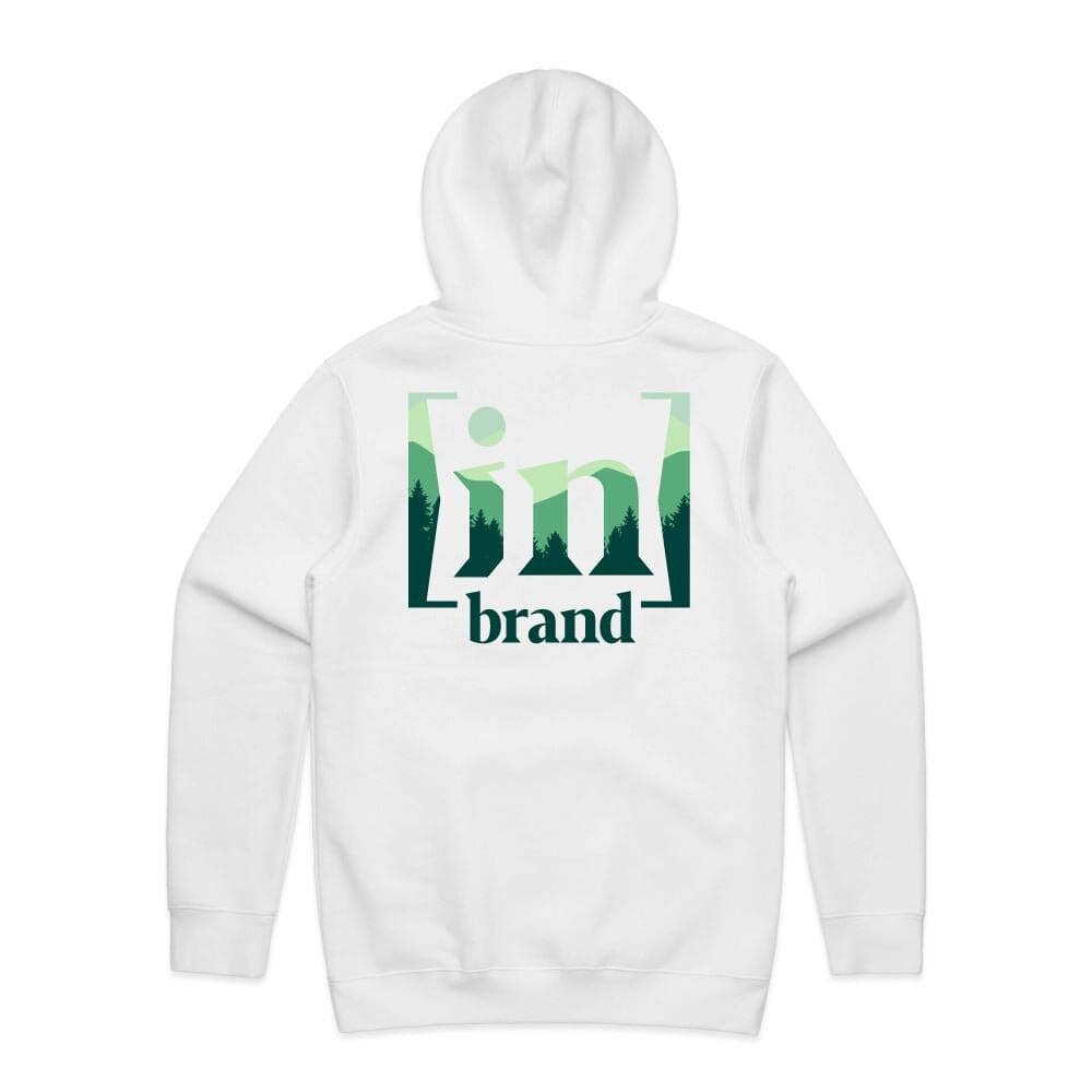 in Brand - innovate Hoodie - Back - White