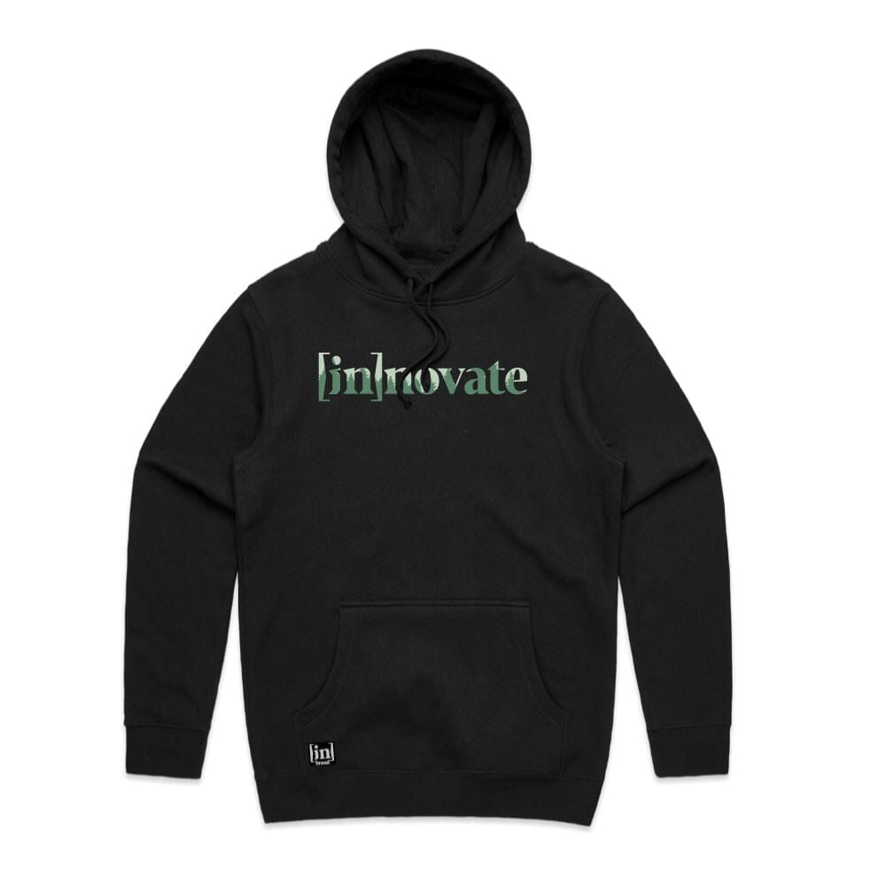 in Brand - innovate Hoodie - Front - Black 