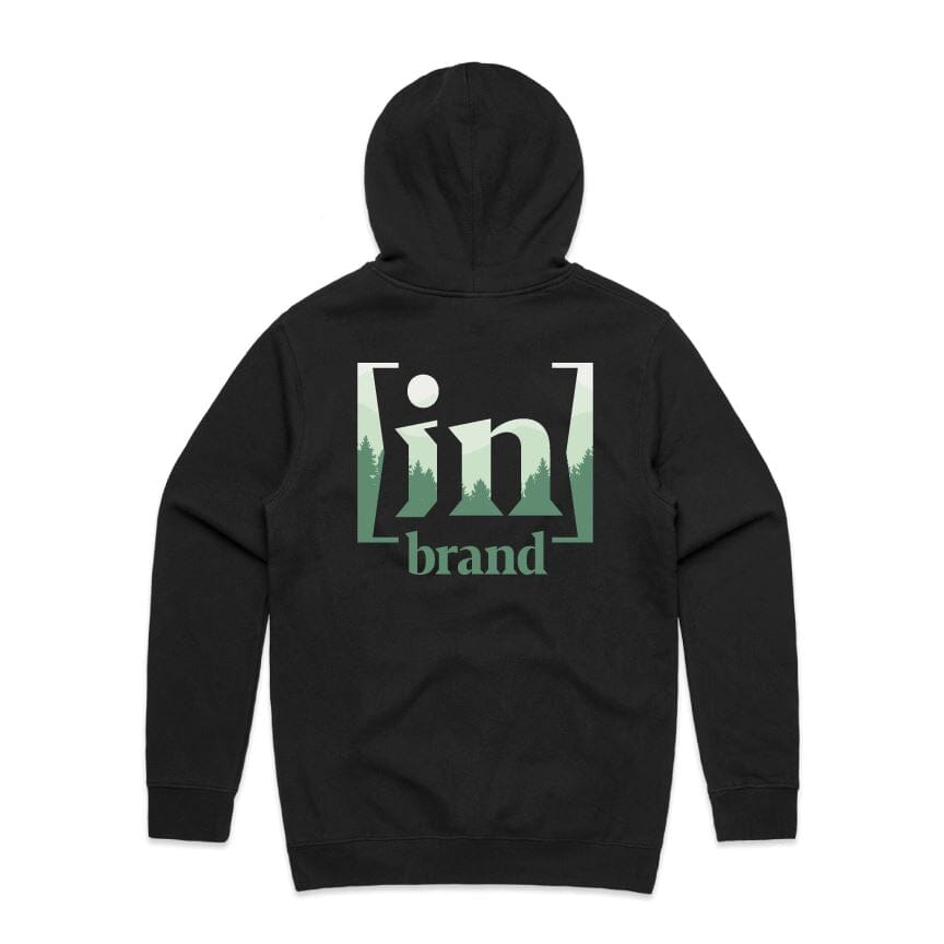 in Brand - innovate Hoodie - Back - Black